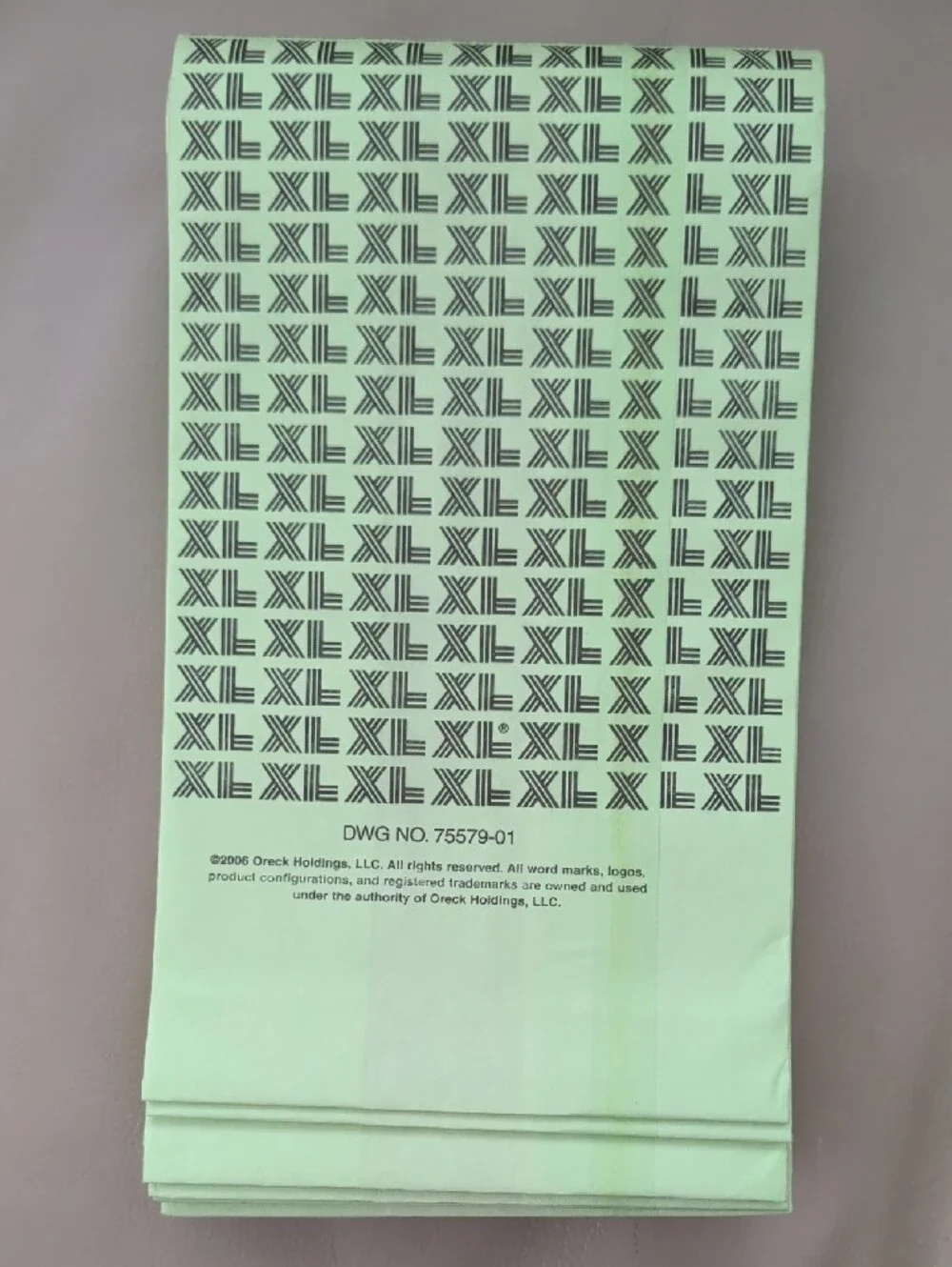 Oreck XL Upright Vacuum Bags 75579-01 CC